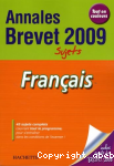 Annales Brevet 2009 sujets Franais