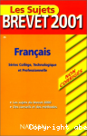 Annales brevet 2001 : Franais (non corrigs)